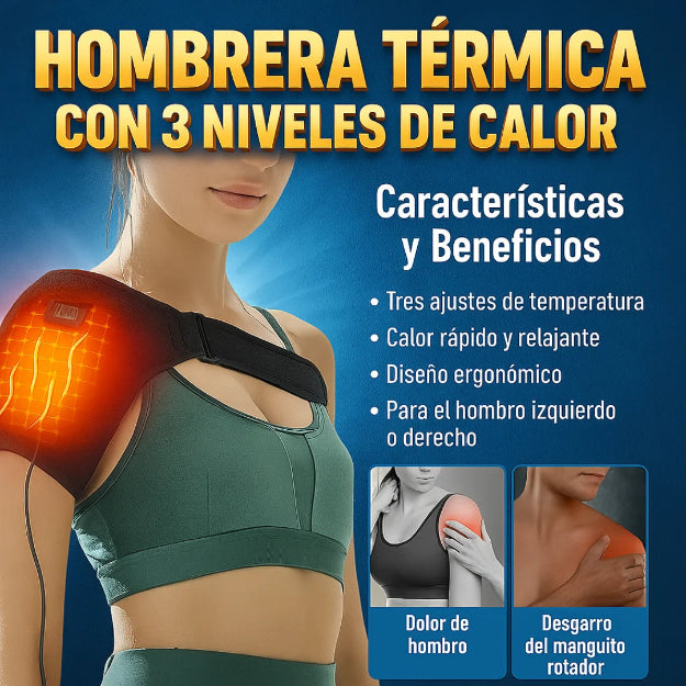 Hombrera térmica 3 niveles de calor