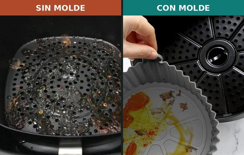 Kit de 6 Moldes de Silicona para Freidora de Aire