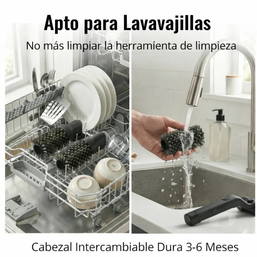 Grill Brush Pro - Menos limpieza. Más asado