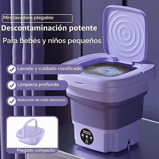 Mini Lavadora Con Centrifuga - Revoluciona tu Espacio