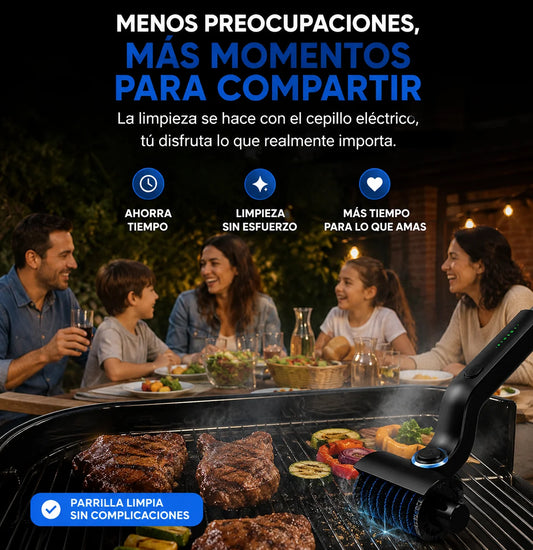 Grill Brush Pro - Menos limpieza. Más asado