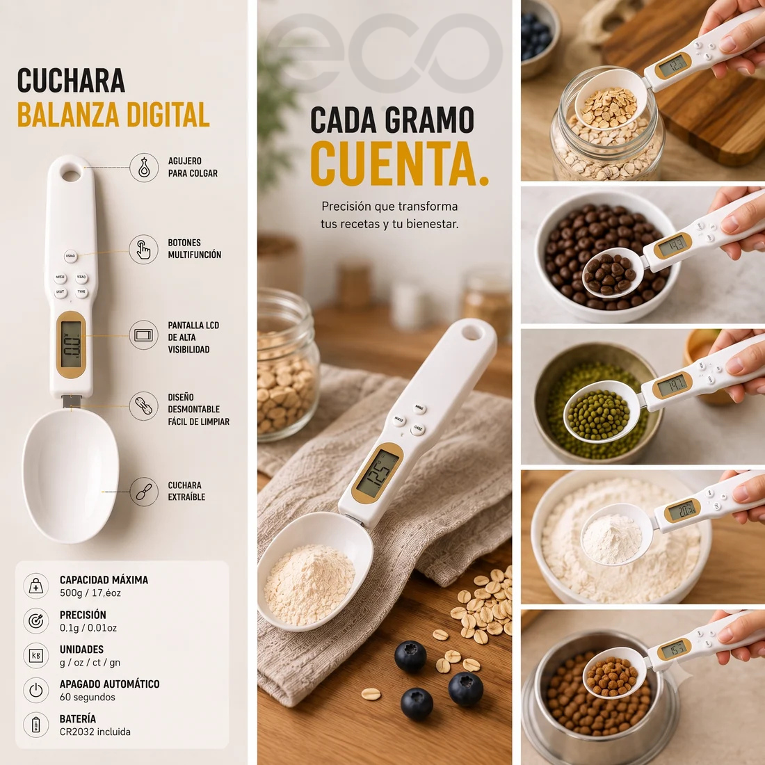 Cuchara Medidora Digital