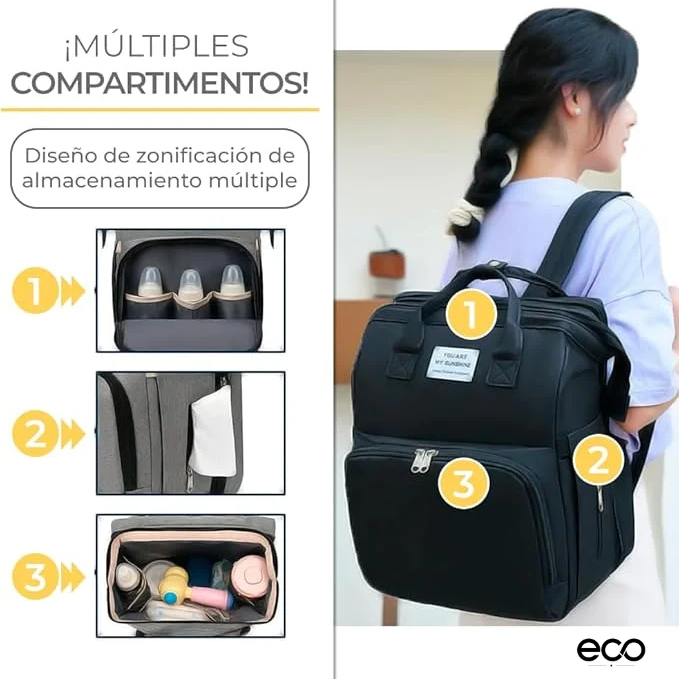 Mochila Pañalera para Bebés