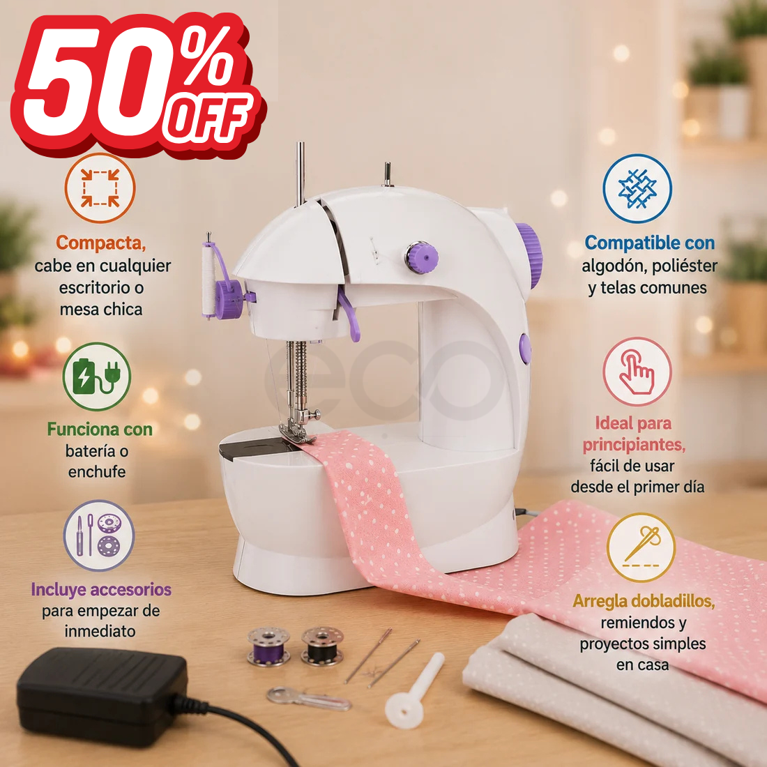 Mini Máquina de Coser