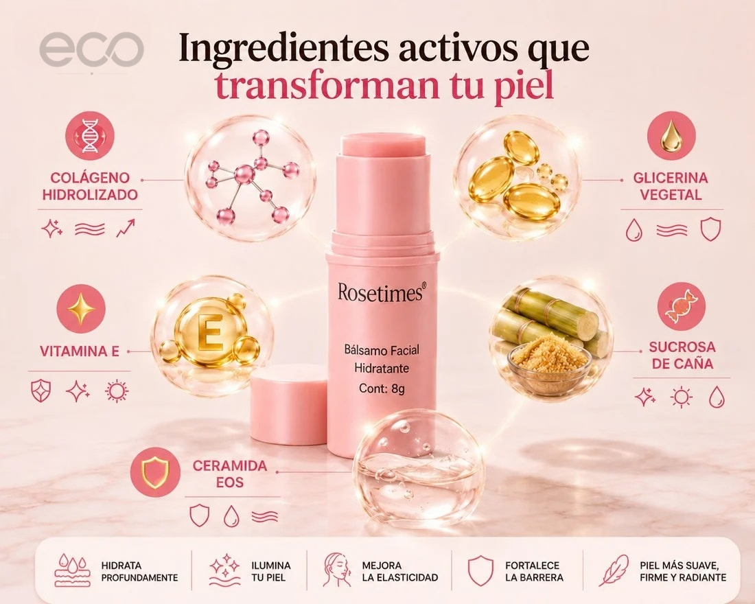 GlowLift Stick - Bálsamo Facial Hidratante Antiarrugas