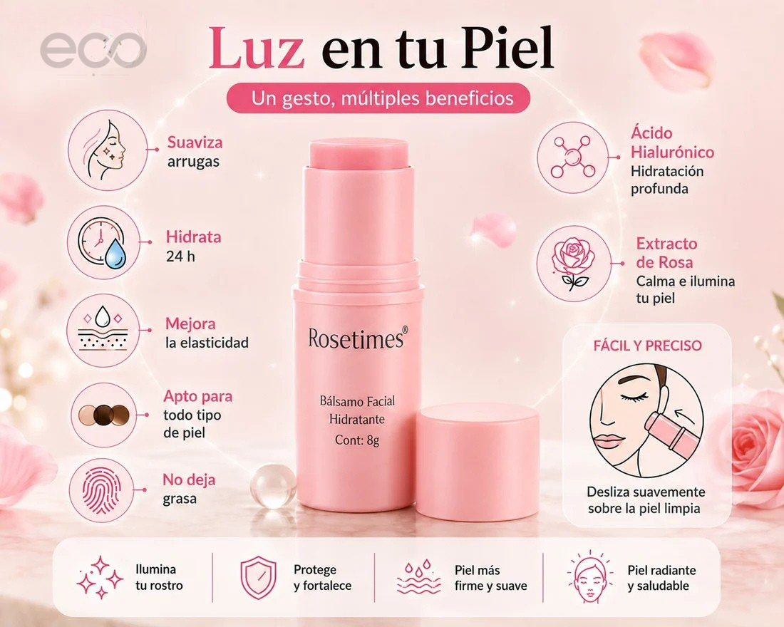 GlowLift Stick - Bálsamo Facial Hidratante Antiarrugas