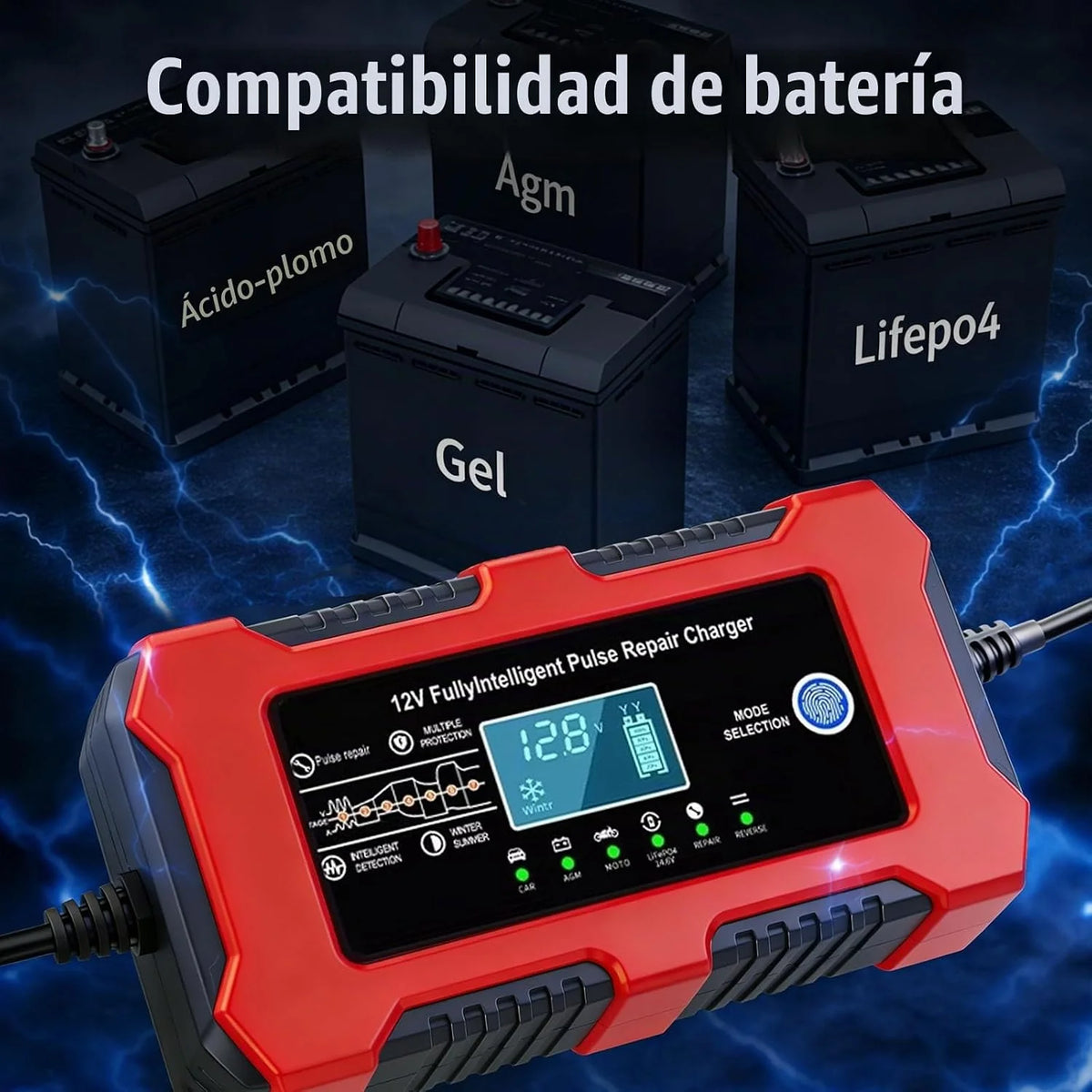 Cargador reparador de baterías para autos - El salvavidas de tu auto y de tu bolsillo