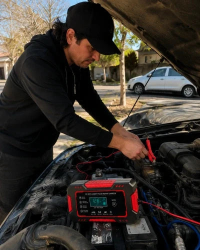Cargador reparador de baterías para autos - El salvavidas de tu auto y de tu bolsillo