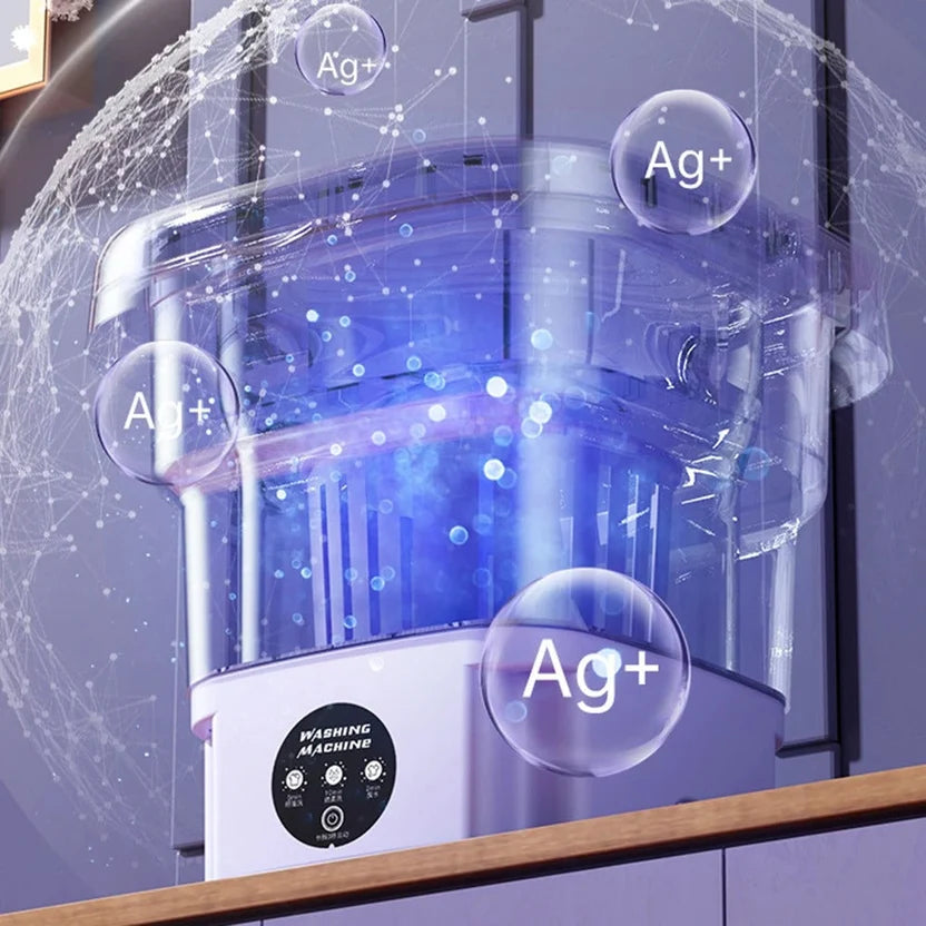 Mini Lavadora Con Centrifuga - Revoluciona tu Espacio